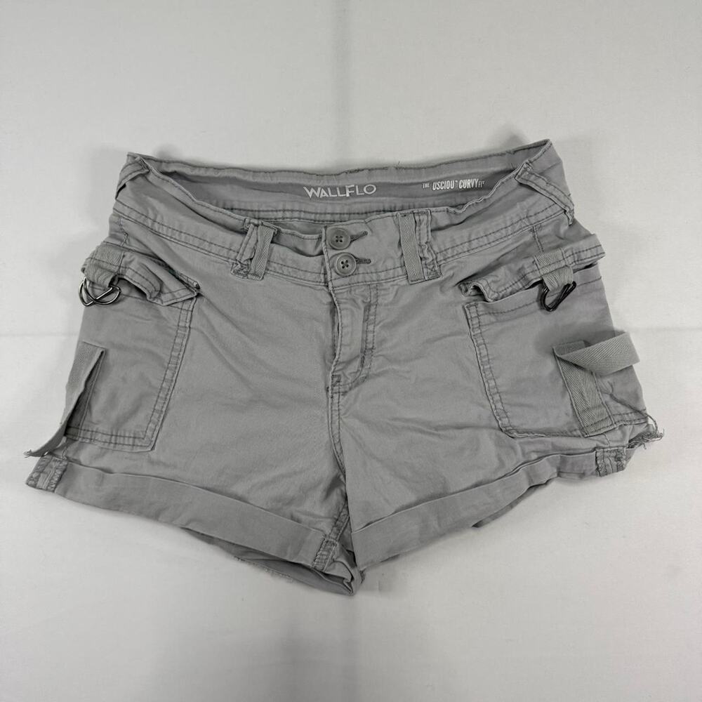 Wallflower Cury Fit Size 3 Cargo Mini Micro Low Rise Shorts